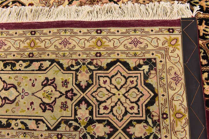 6' 8 x 6' 9 Hand Knotted Tabriz Persian Square Rug