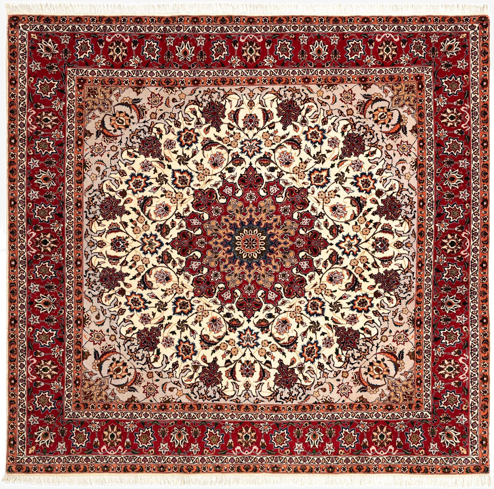 6' 6 x 6' 8 Tabriz Square Rug