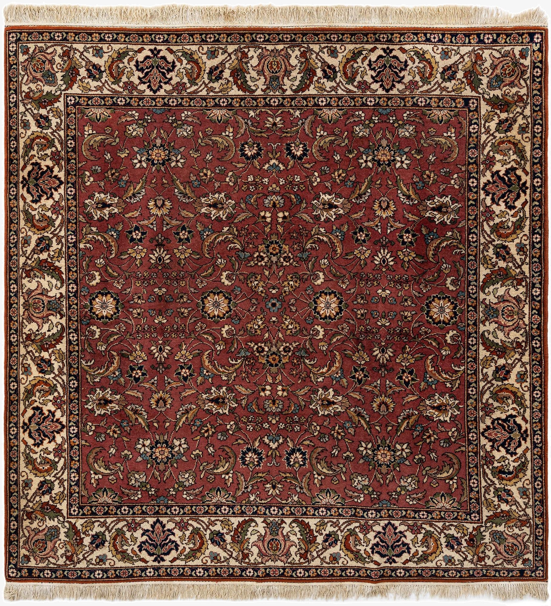 7' 7 x 7' 7 Tabriz Square Rug