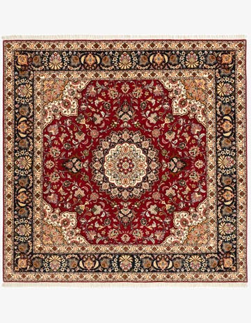 6' 6 x 6' 7 Tabriz Square Rug