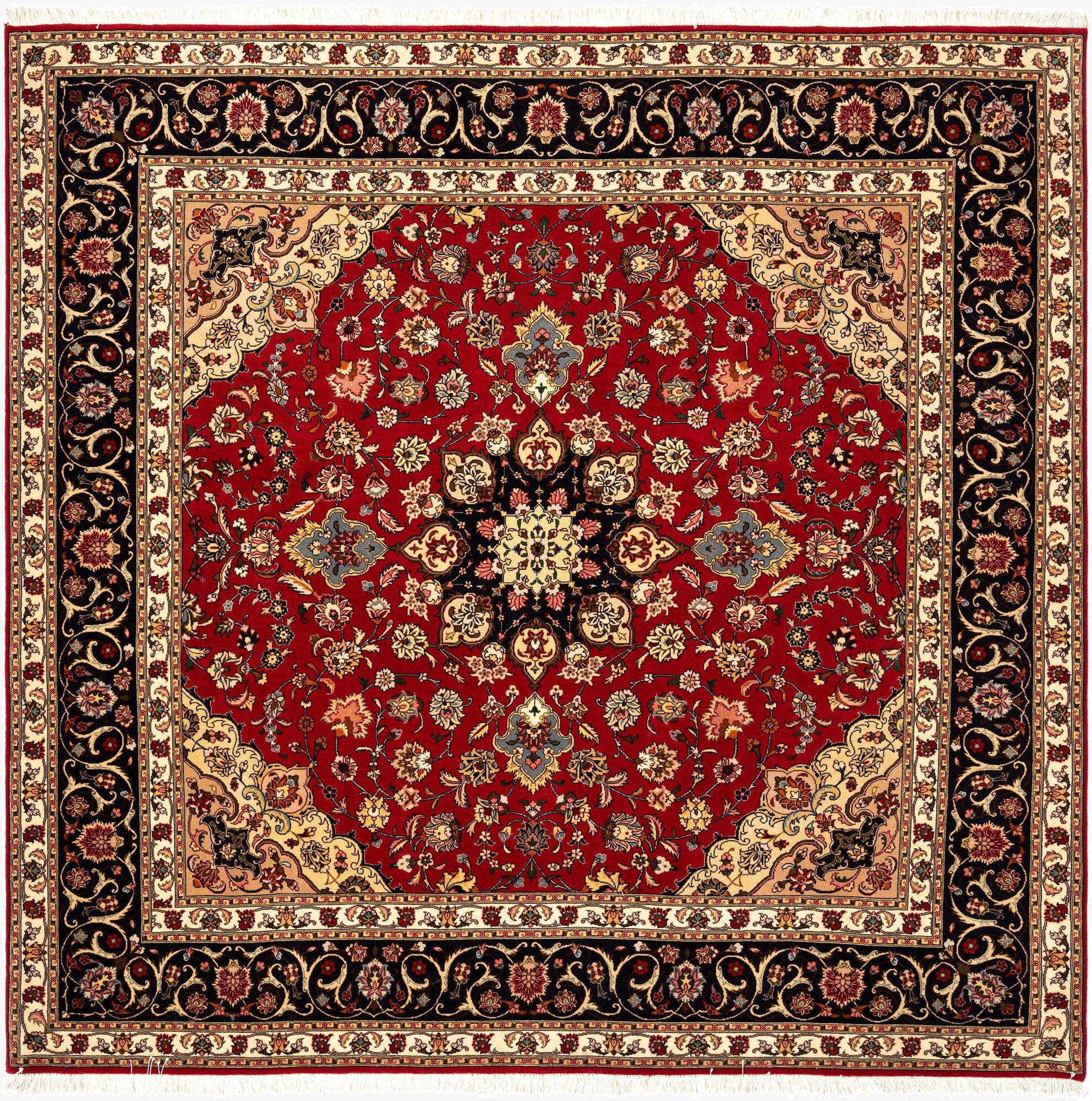 6' 6 x 6' 8 Tabriz Square Rug