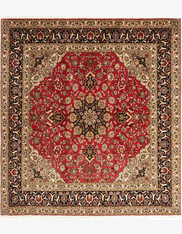 6' 7 x 7' 1 Tabriz Square Rug