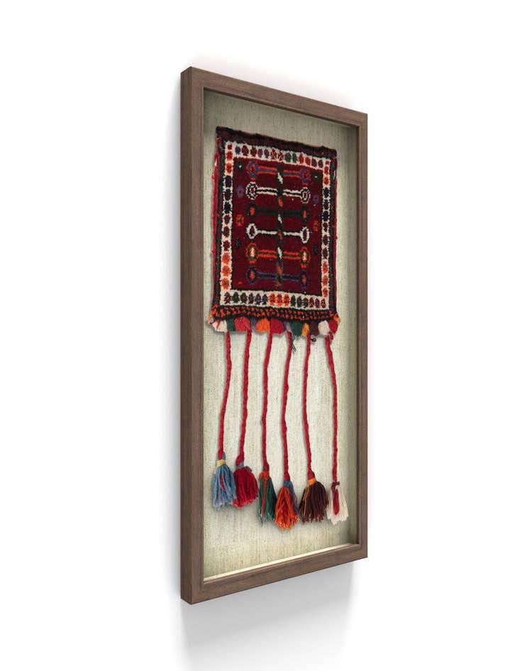 Detail image of 1' 1 x 1' 8 Textile Wall Art Square Rug