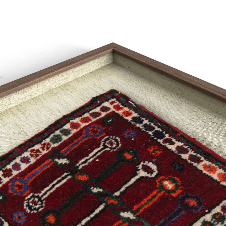 1' 1 x 1' 8 Textile Wall Art Square Rug