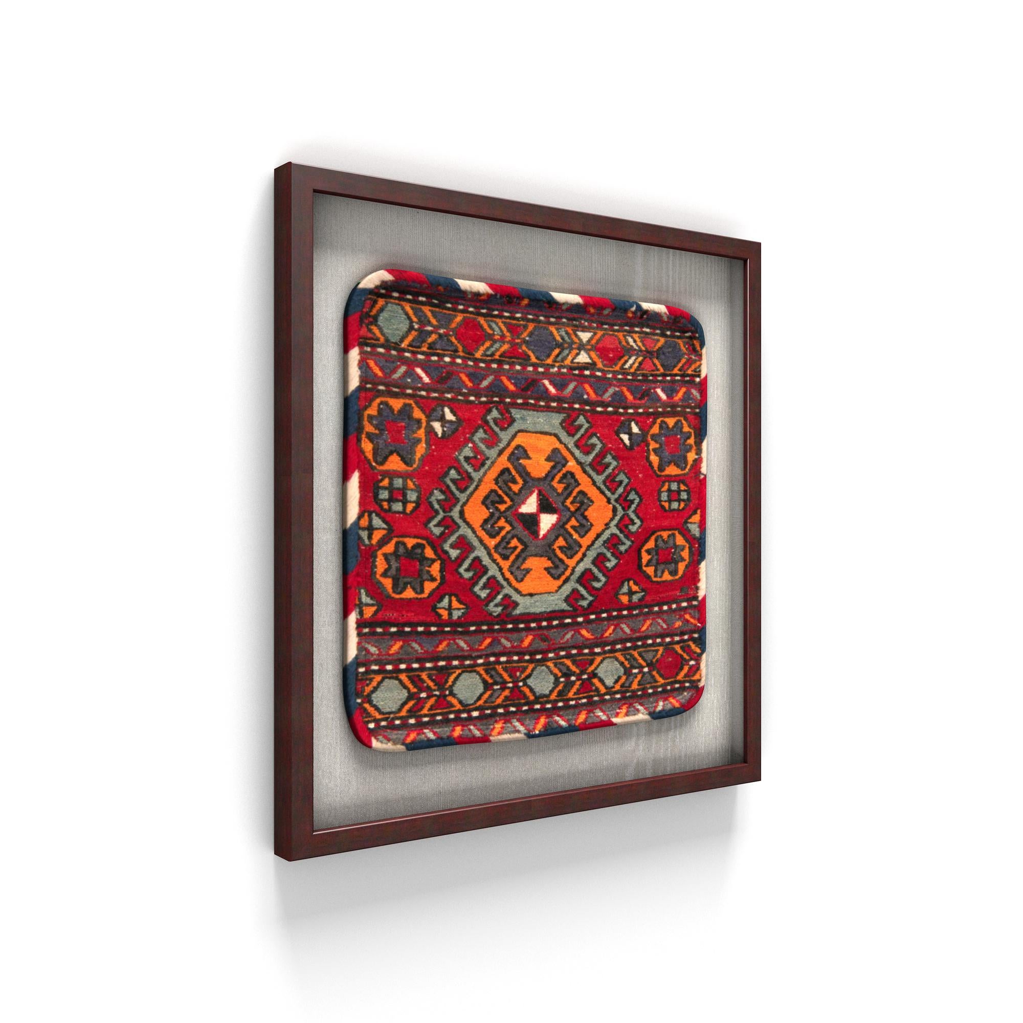 1' 6 x 1' 7 Textile Wall Art Square Rug