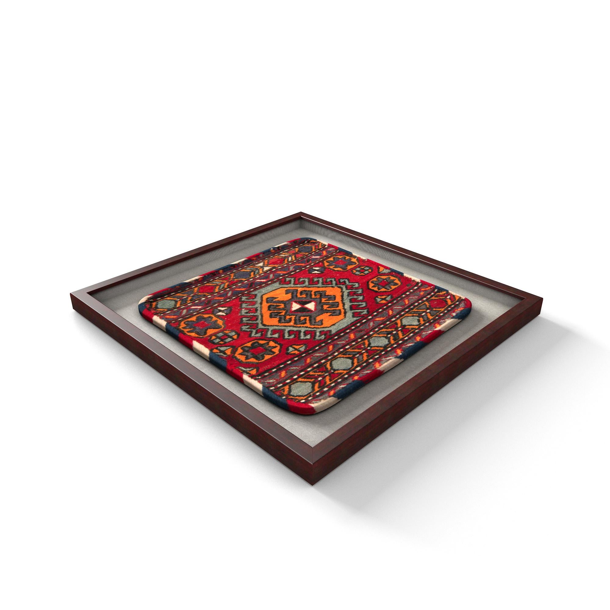 1' 6 x 1' 7 Textile Wall Art Square Rug