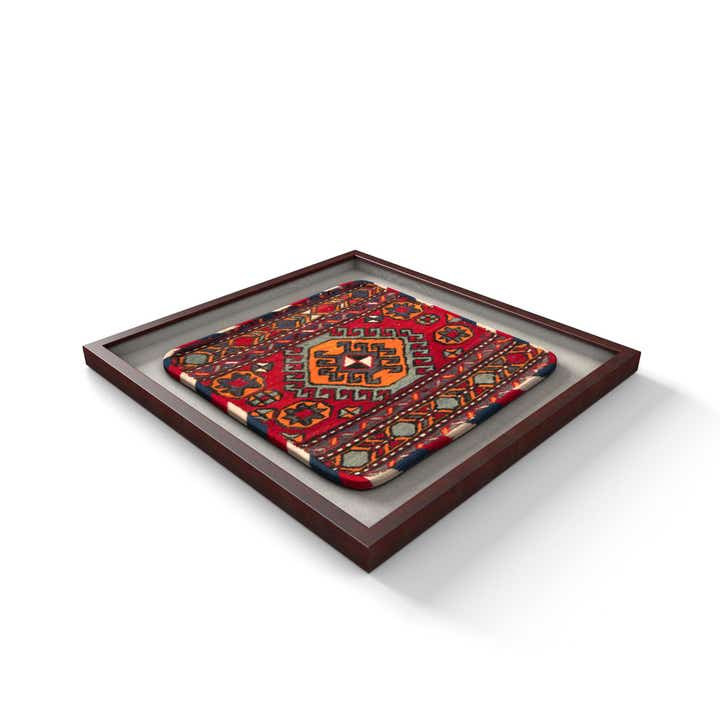 1' 6 x 1' 7 Textile Wall Art Square Rug