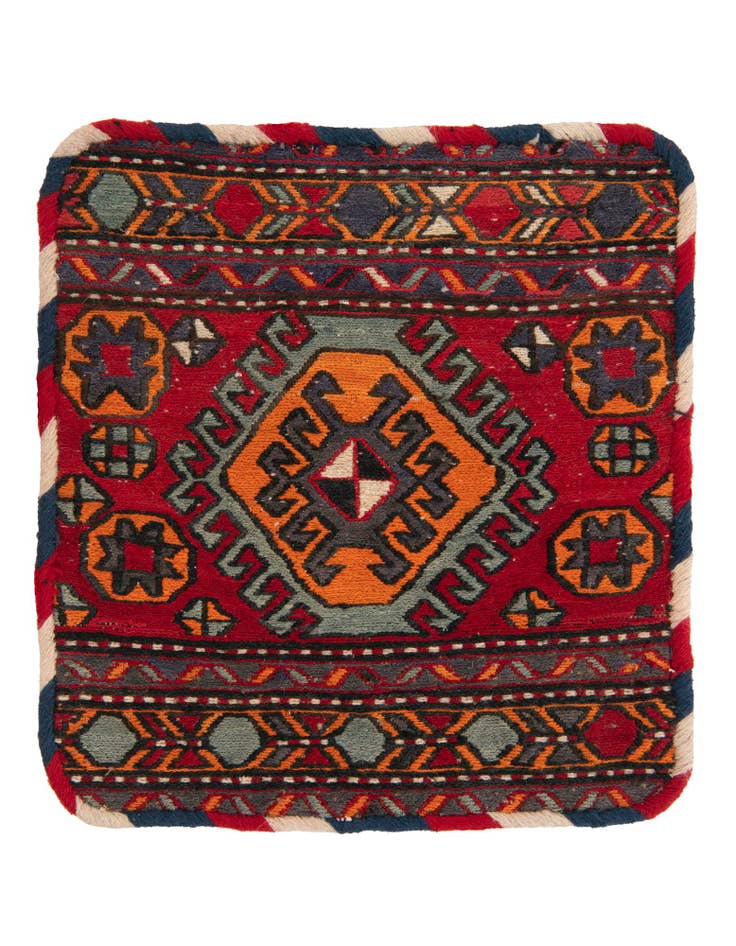 Detail image of 1' 6 x 1' 7 Textile Wall Art Square Rug