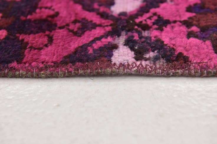 Detail image of 6' 5 x 6' 10 Hand Knotted Ultra Vintage Persian Wool Square Rug