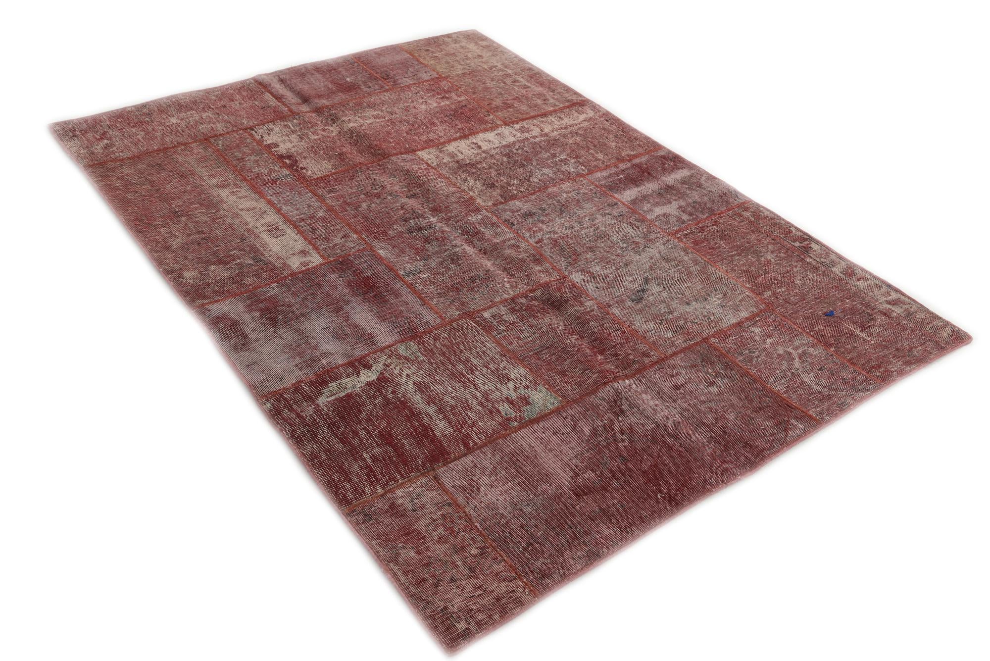 5' x 6' 8 Hand Knotted Ultra Vintage Persian Wool Square Rug