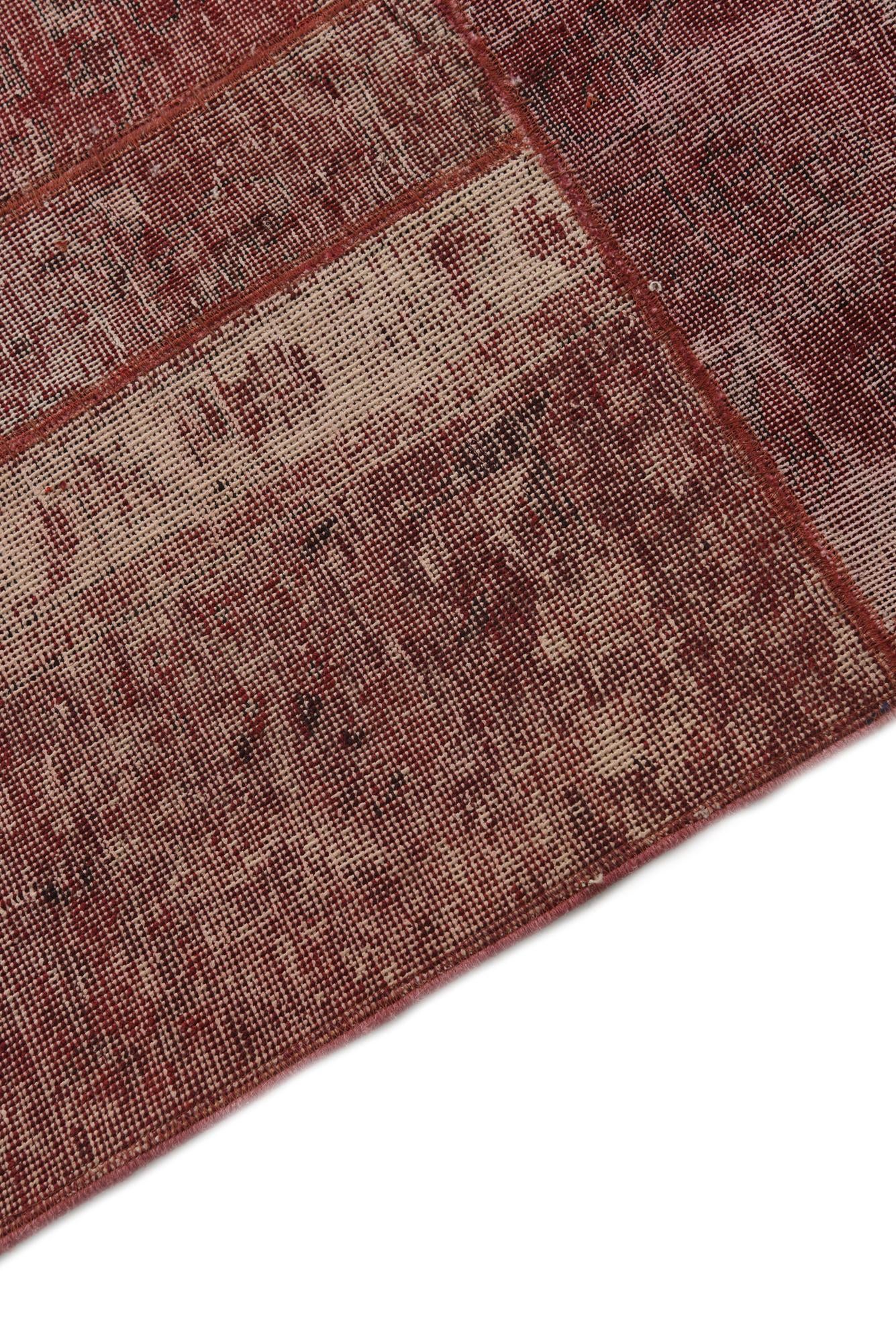 5' x 6' 8 Hand Knotted Ultra Vintage Persian Wool Square Rug