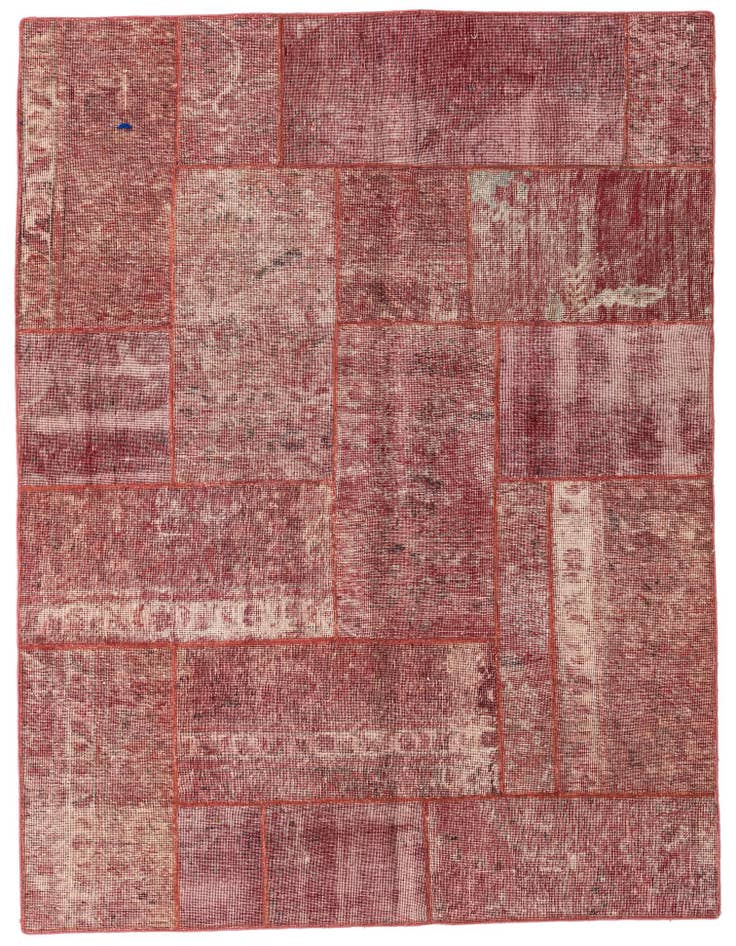 Detail image of 5' x 6' 8 Hand Knotted Ultra Vintage Persian Wool Square Rug