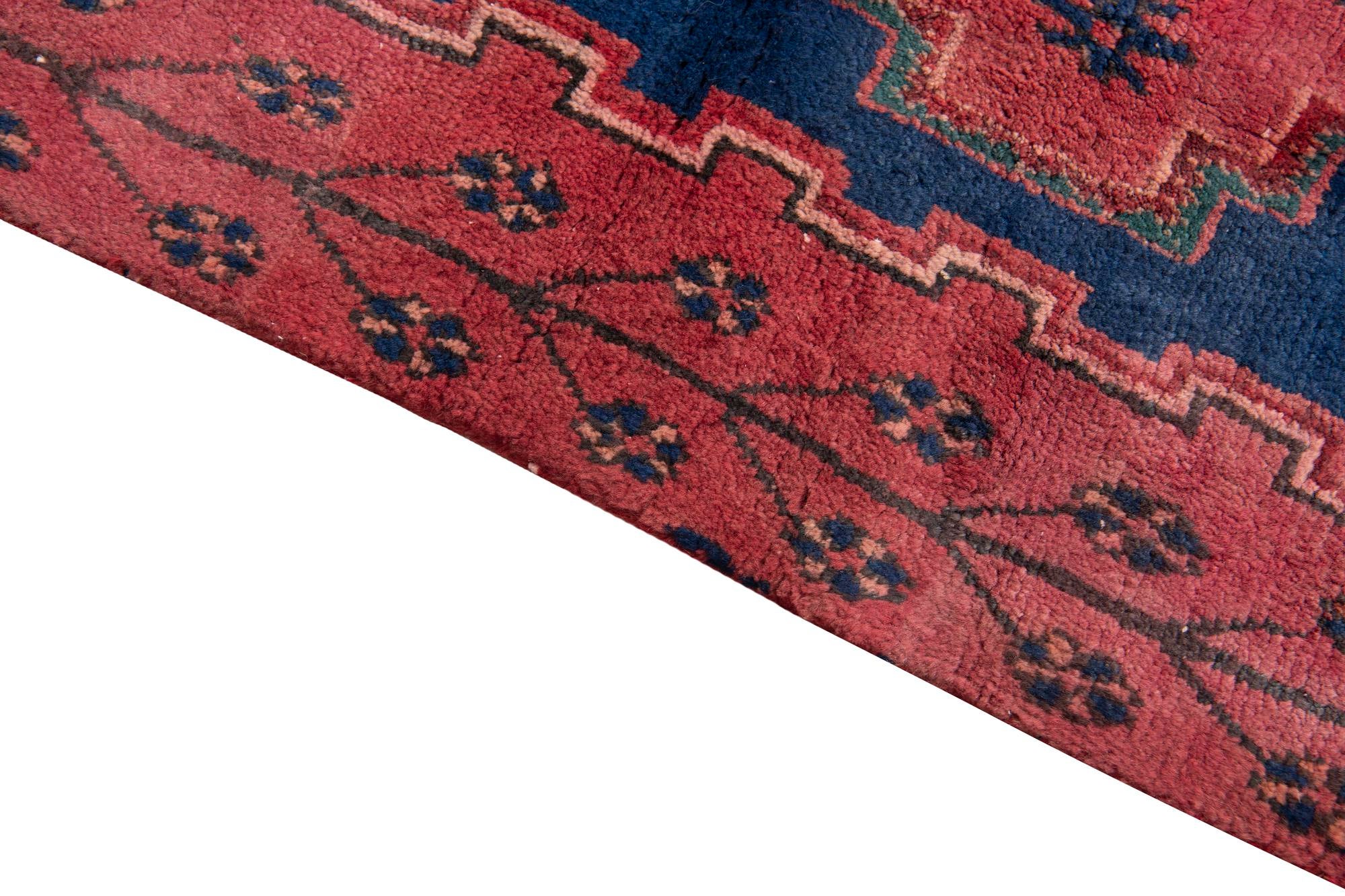 4' 1 x 4' 1 Hand Knotted Ultra Vintage Persian Wool Square Rug