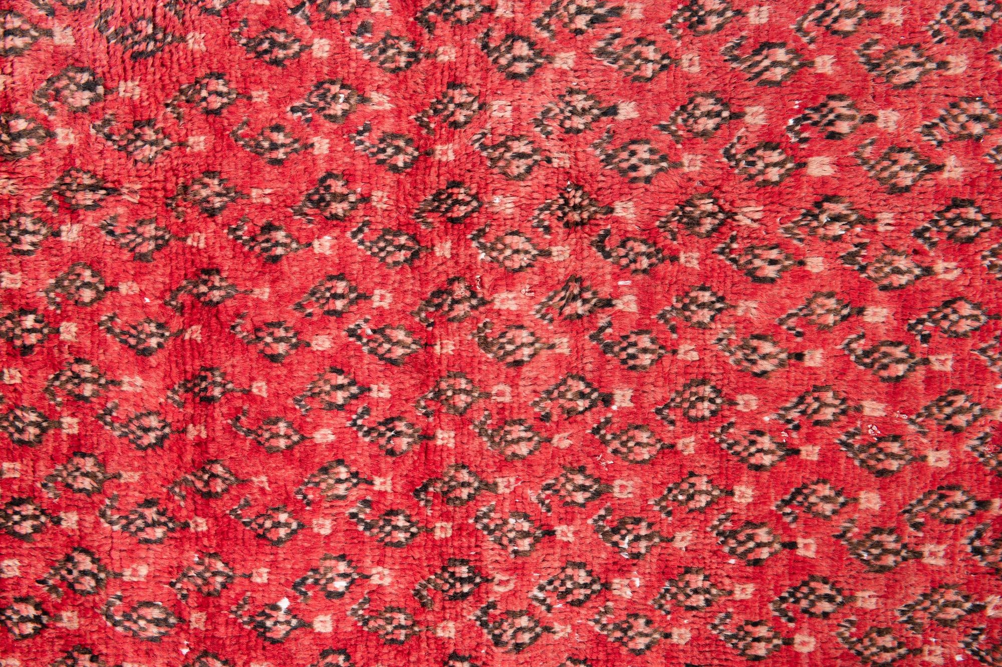 3' 5 x 3' 7 Hand Knotted Ultra Vintage Persian Wool Square Rug
