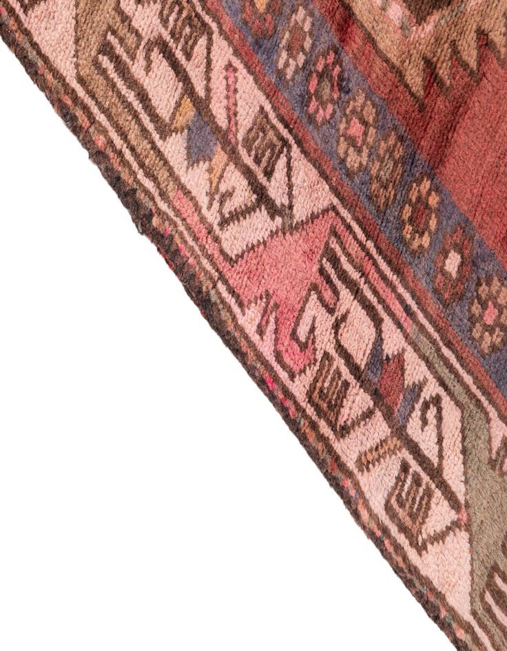 Detail image of 3' 5 x 3' 8  Hand Knotted Ultra Vintage Persian Wool Square Rug