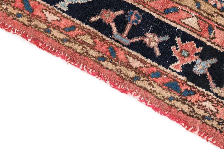 5' x 5' 6 Hand Knotted Ultra Vintage Persian Wool Square Rug