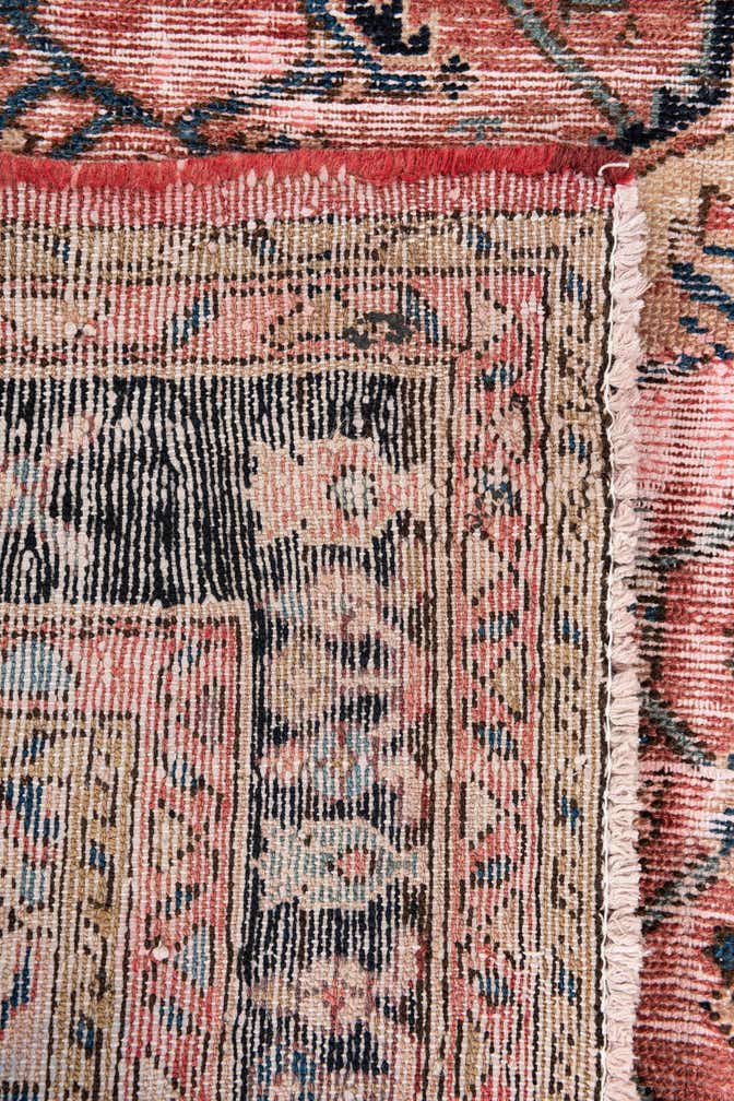 5' x 5' 6 Hand Knotted Ultra Vintage Persian Wool Square Rug