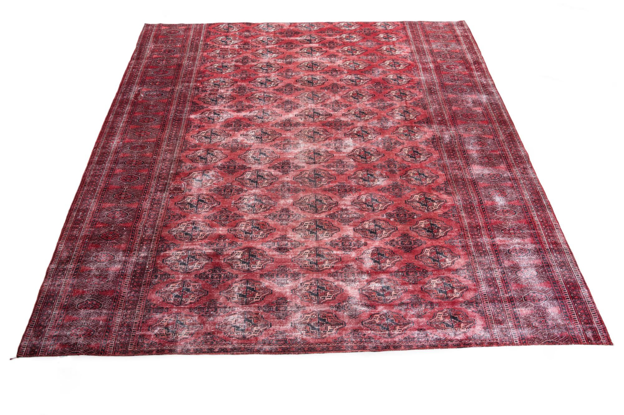 305cm x 320cm anudado a mano Ultra Vintage Alfombra Persa Lana Cuadrado