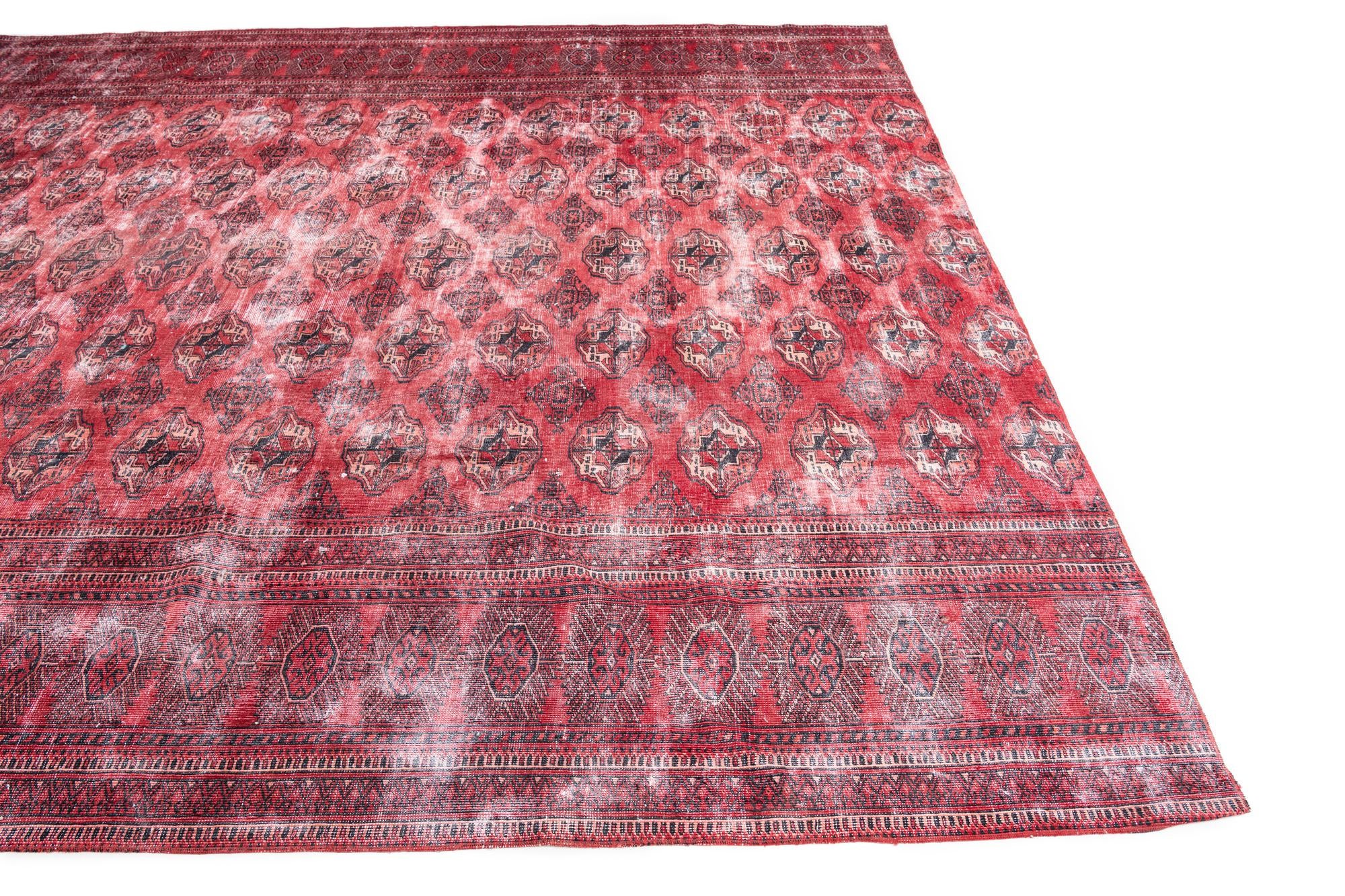 305cm x 320cm anudado a mano Ultra Vintage Alfombra Persa Lana Cuadrado