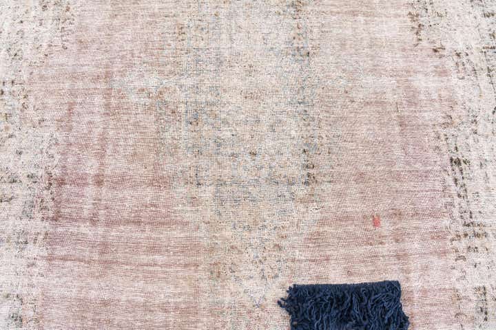 8' 10 x 9' 6 Hand Knotted Ultra Vintage Persian Wool Square Rug