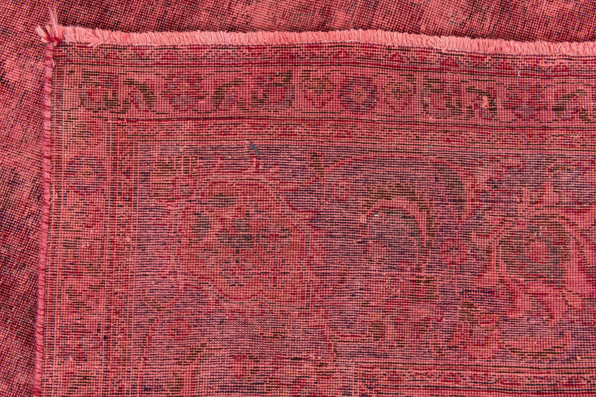 11' 2 x 12' 5 Hand Knotted Ultra Vintage Persian Wool Square Rug