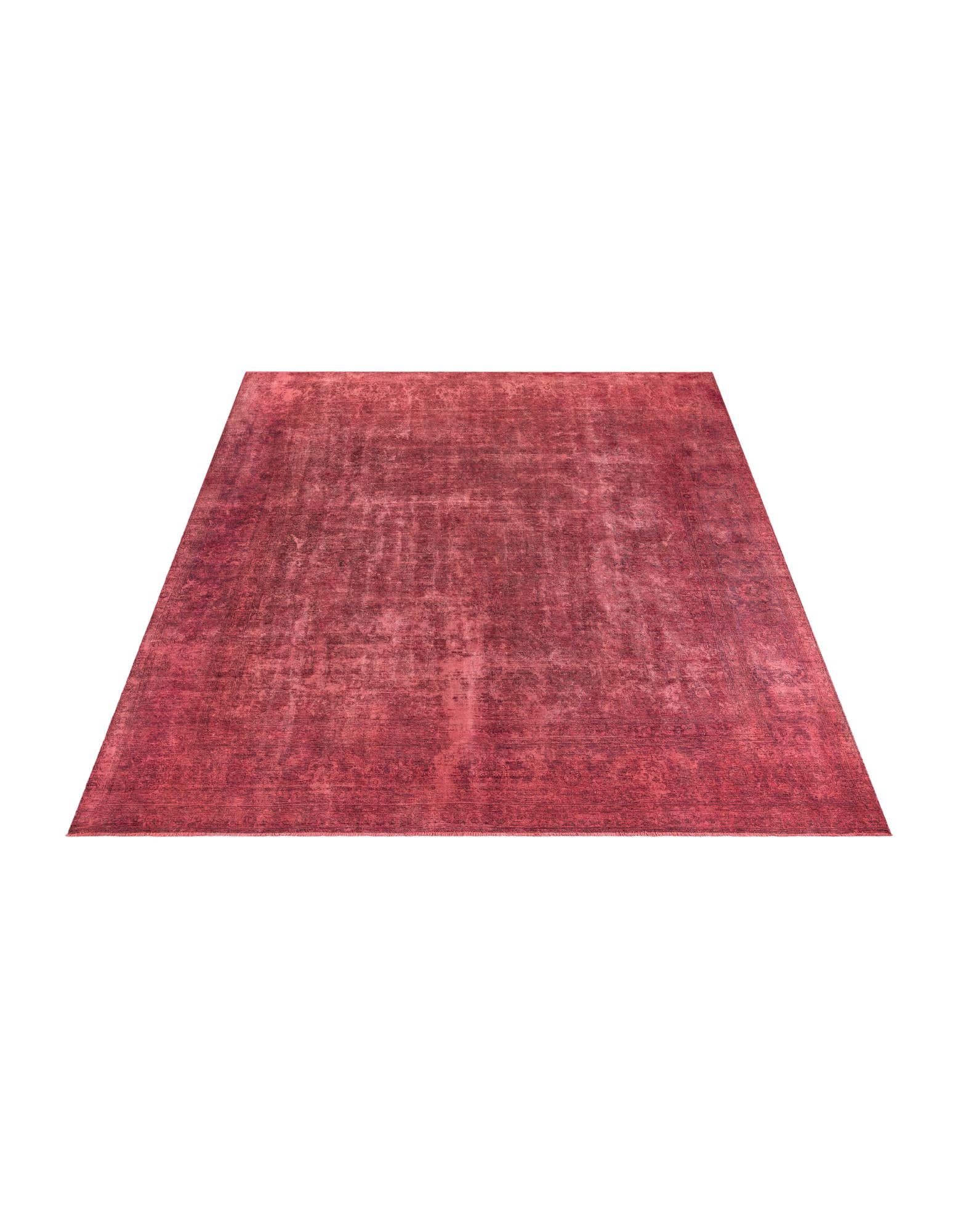 11' 2 x 12' 5 Hand Knotted Ultra Vintage Persian Wool Square Rug