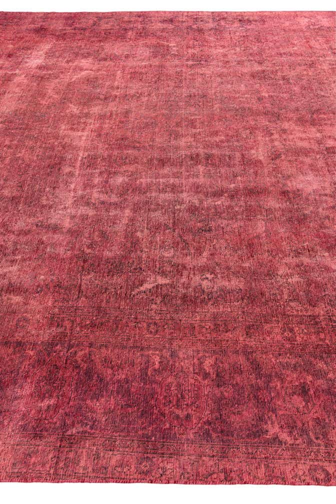 11' 2 x 12' 5 Hand Knotted Ultra Vintage Persian Wool Square Rug