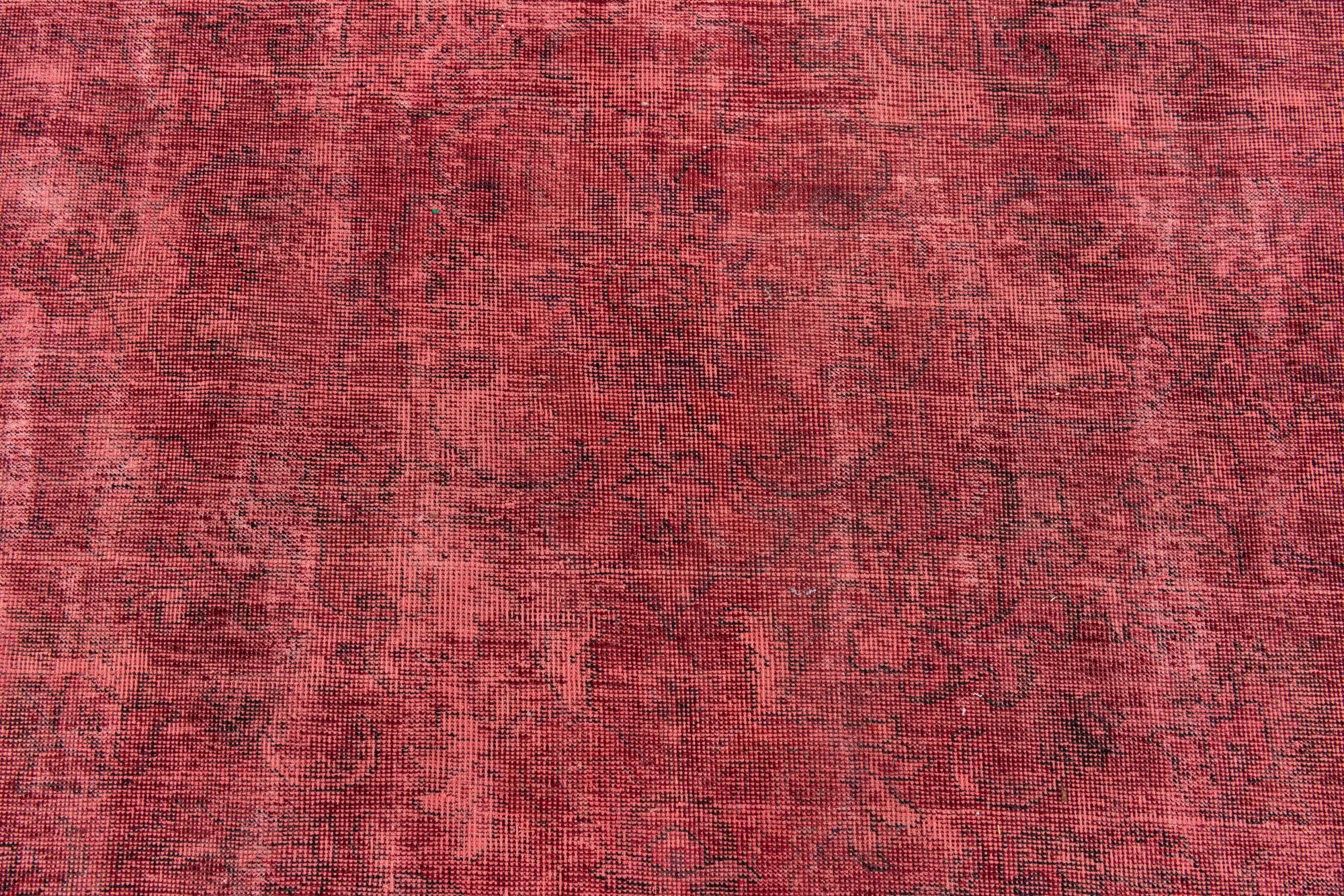 11' 2 x 12' 5 Hand Knotted Ultra Vintage Persian Wool Square Rug