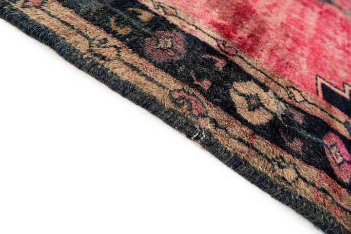5' 1 x 6' Hand Knotted Ultra Vintage Persian Wool Square Rug