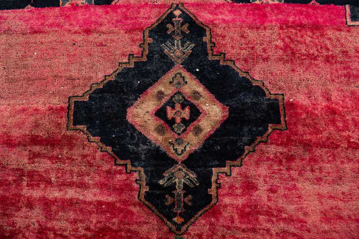 5' 1 x 6' Hand Knotted Ultra Vintage Persian Wool Square Rug