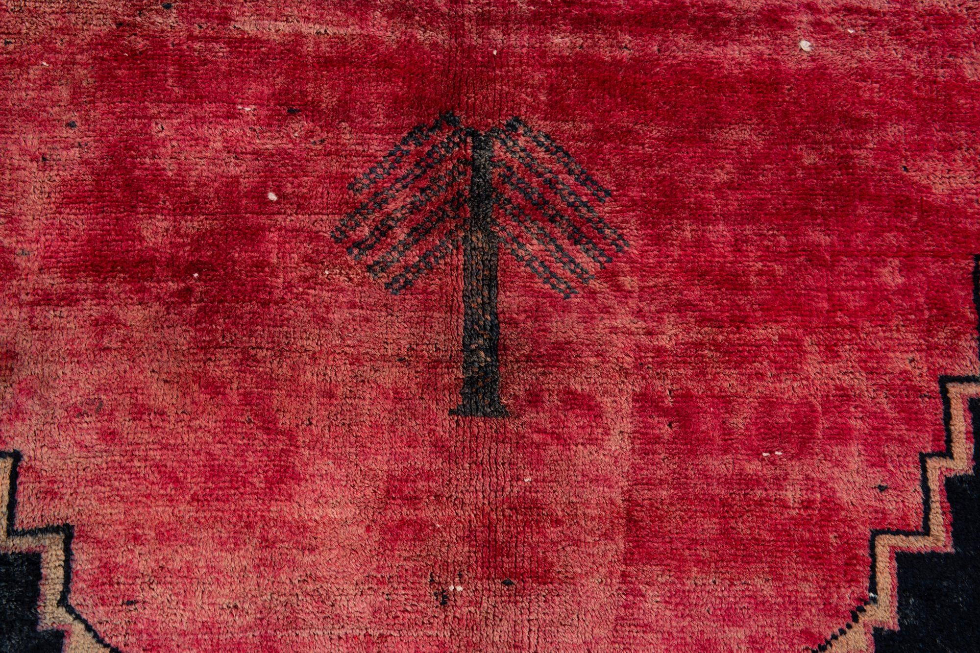 155cm x 185cm anudado a mano Ultra Vintage Alfombra Persa Lana Cuadrado