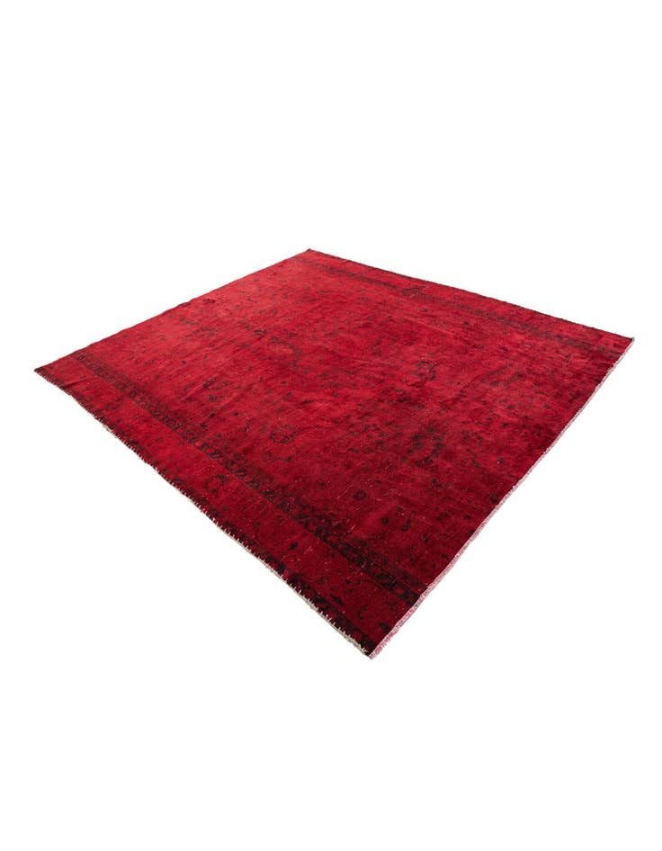 Detail image of 6' 10 x 7' 4 Hand Knotted Ultra Vintage Persian Wool Square Rug
