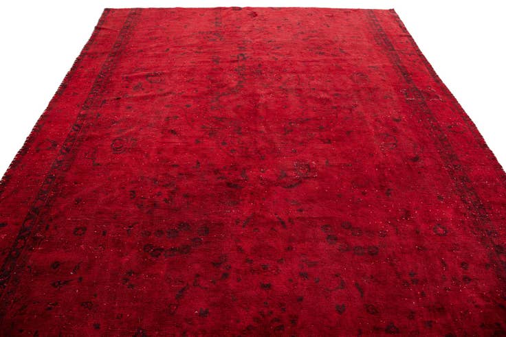 Detail image of 6' 10 x 7' 4 Hand Knotted Ultra Vintage Persian Wool Square Rug