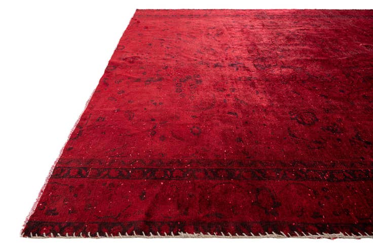 Detail image of 6' 10 x 7' 4 Hand Knotted Ultra Vintage Persian Wool Square Rug