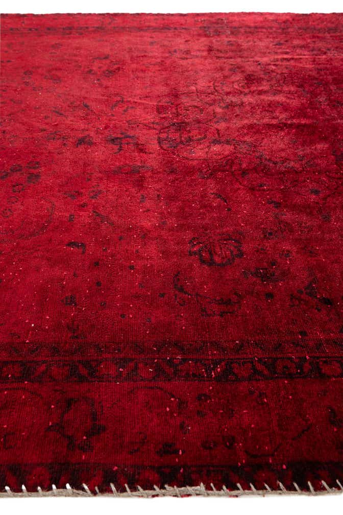 6' 10 x 7' 4 Hand Knotted Ultra Vintage Persian Wool Square Rug