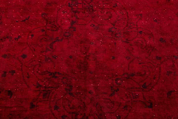 6' 10 x 7' 4 Hand Knotted Ultra Vintage Persian Wool Square Rug