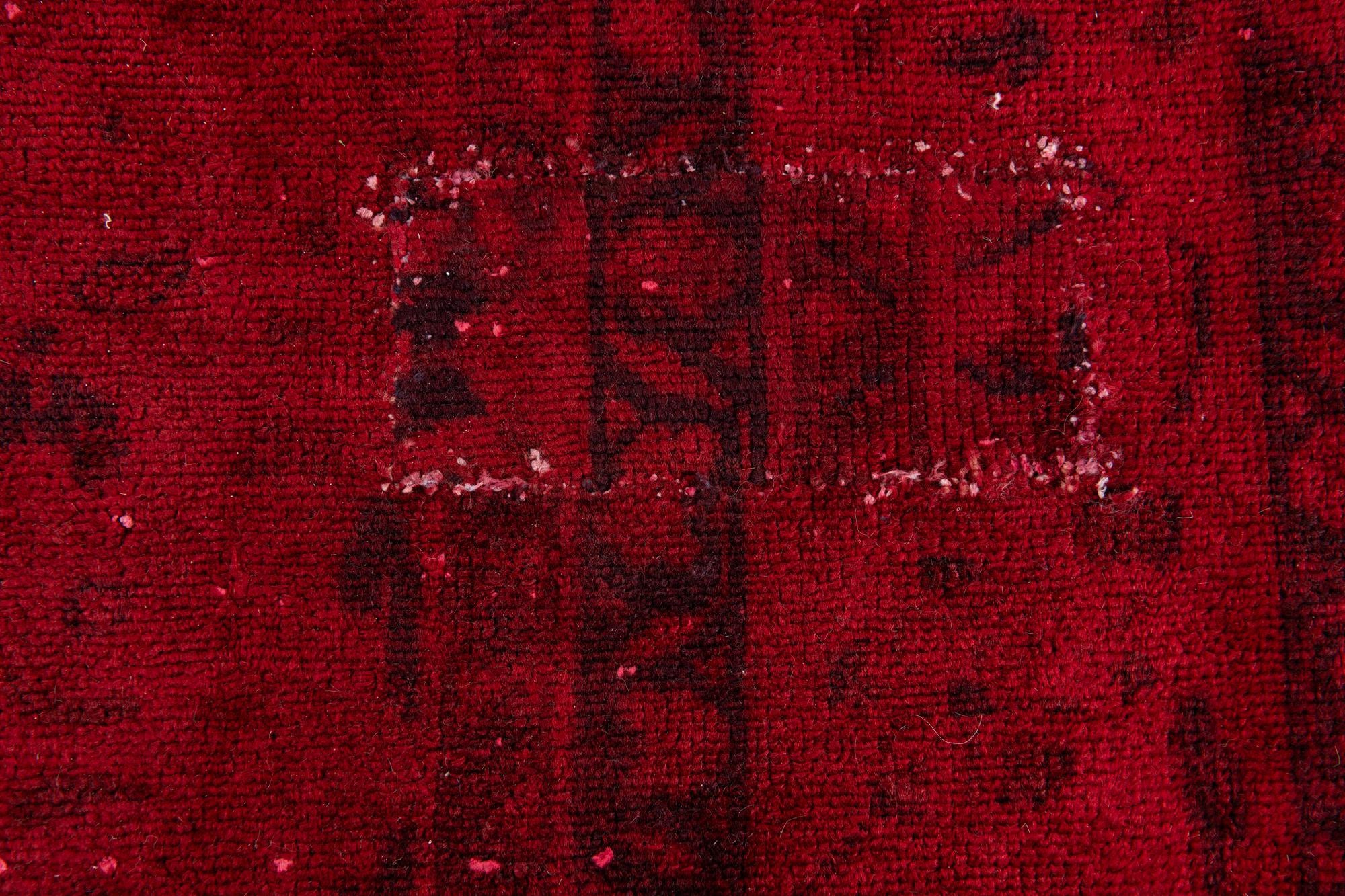 6' 10 x 7' 4 Hand Knotted Ultra Vintage Persian Wool Square Rug