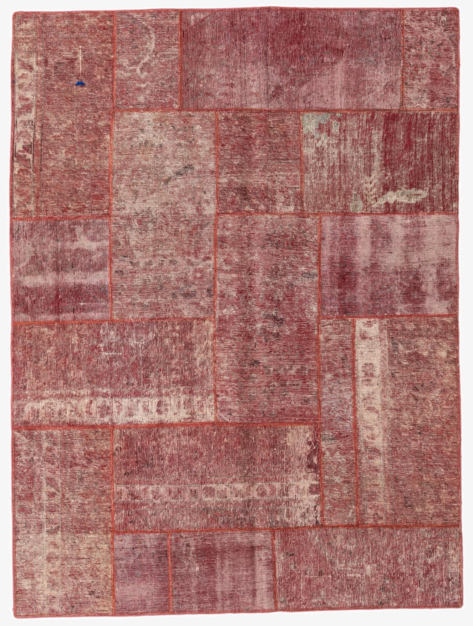 5' x 6' 8  Hand Knotted Ultra Vintage Persian Wool Square Rug