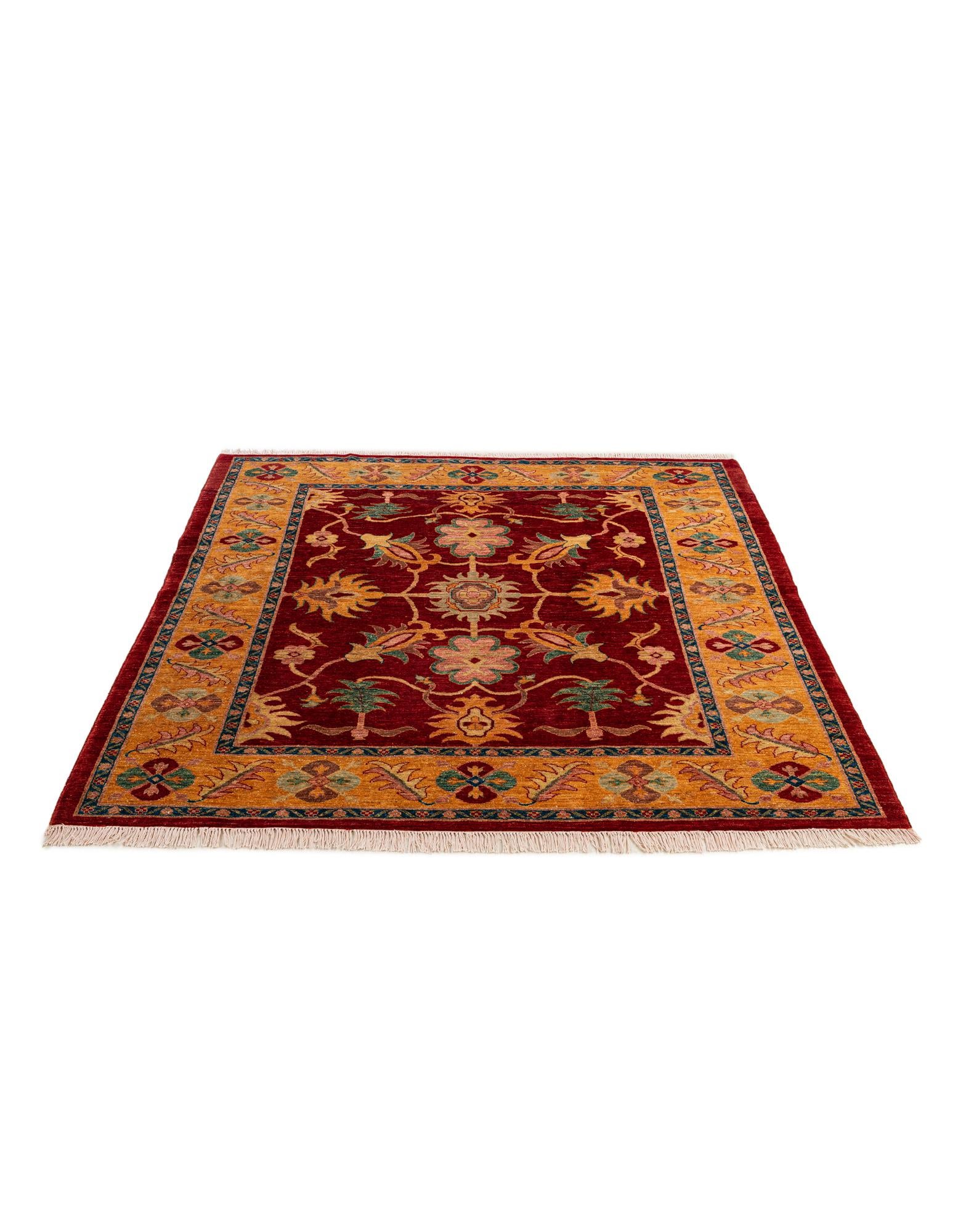 195cm x 195cm anudado a mano Ziegler Alfombra Lana Cuadrado