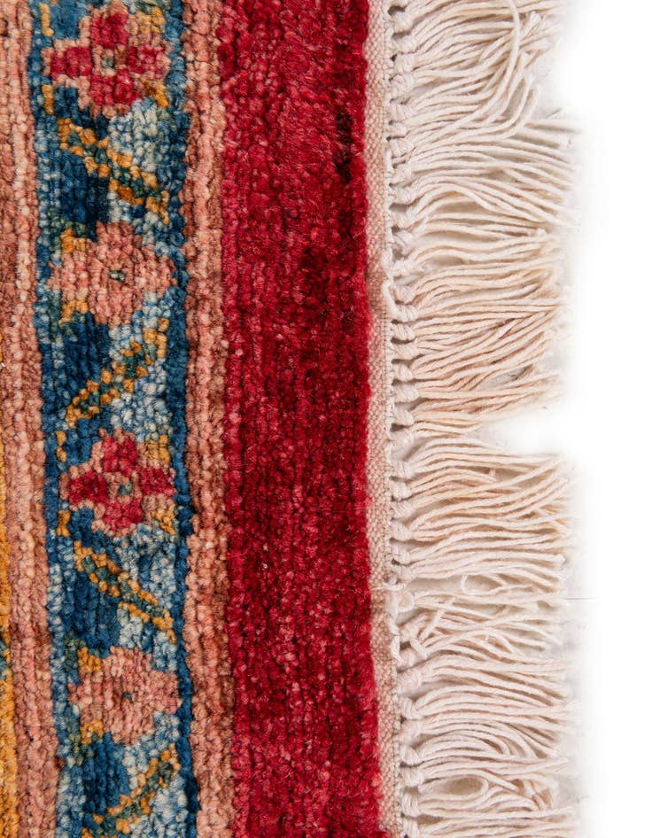 Detail image of 6' 1 x 6' 6  Hand Knotted Ziegler Wool Square Rug