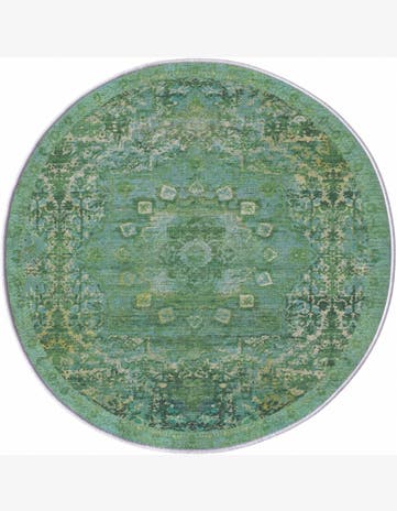 3' 3 x 3' 3 Rideout · Border rug