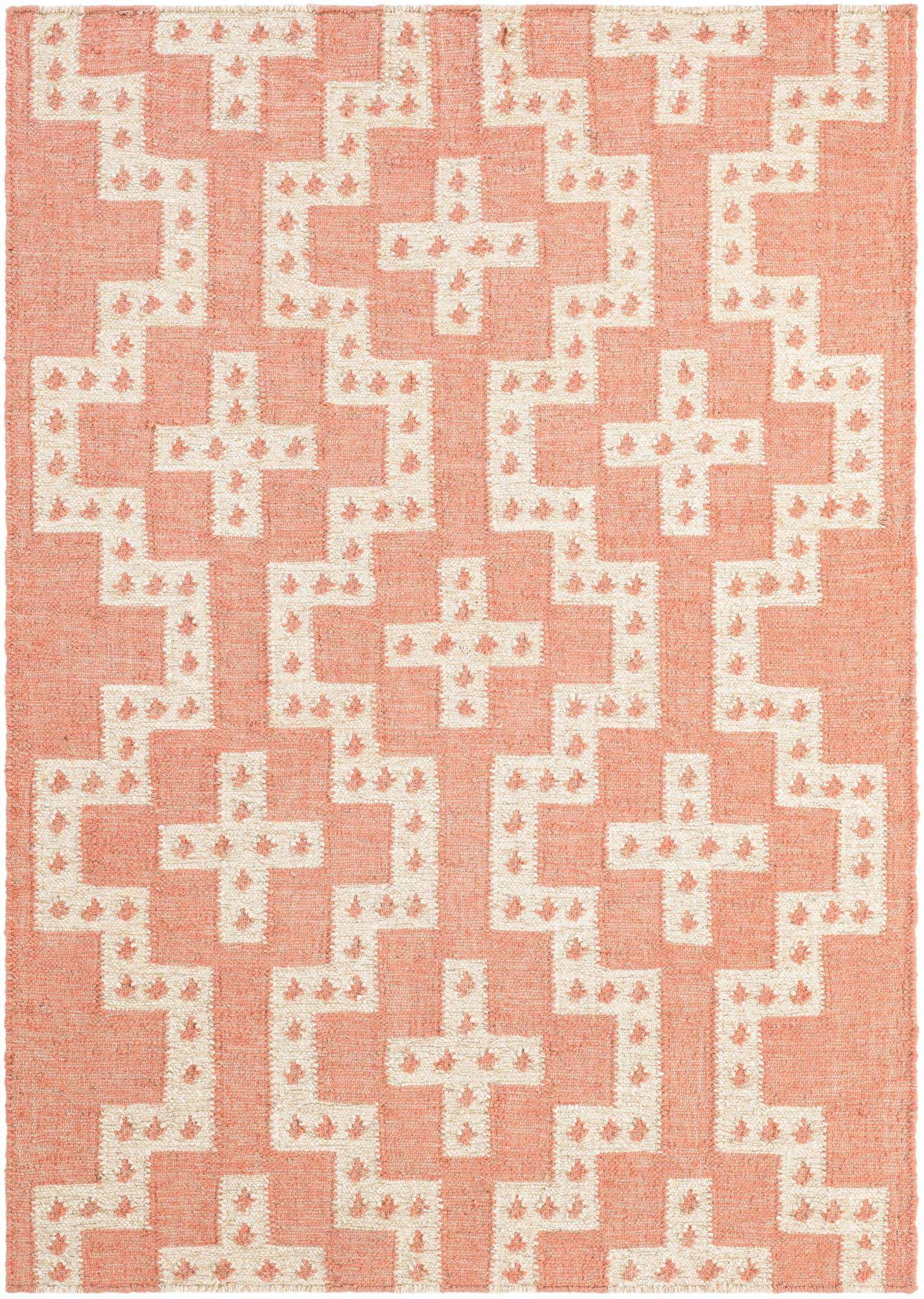 4' 1 x 6' 1 Hand Woven Kilim Wool Rug