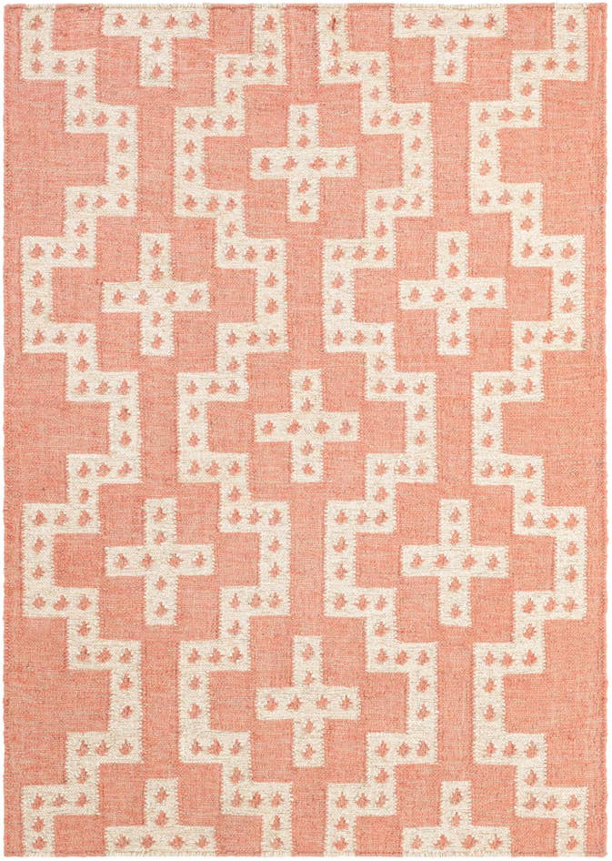 Detail image of 4' 1 x 6' 1 Hand Woven Kilim Wool Rug