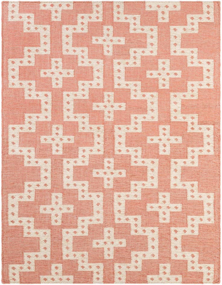 Detail image of 5' 1 x 8' Hand Woven Kilim Wool Rug