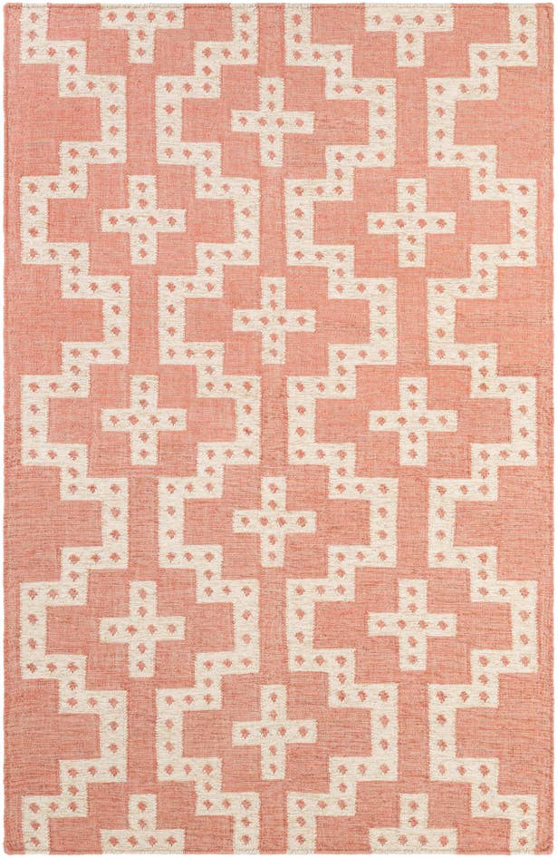 Detail image of 5' 1 x 8' Hand Woven Kilim Wool Rug