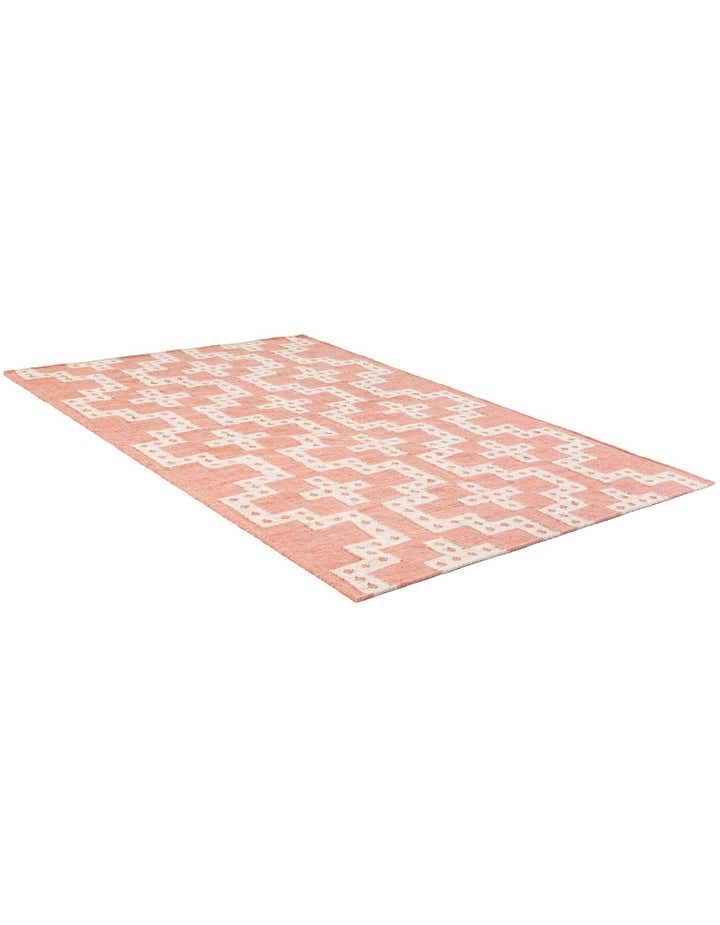 5' 1 x 8' Hand Woven Kilim Wool Rug