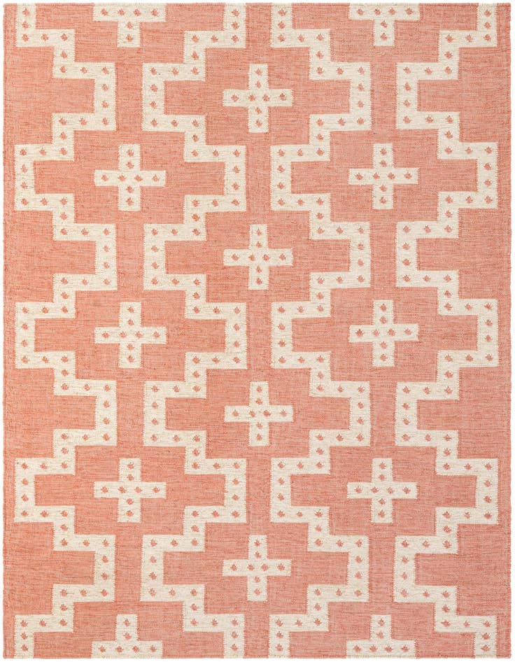 Detail image of 6' 1 x 9' Hand Woven Kilim Wool Rug