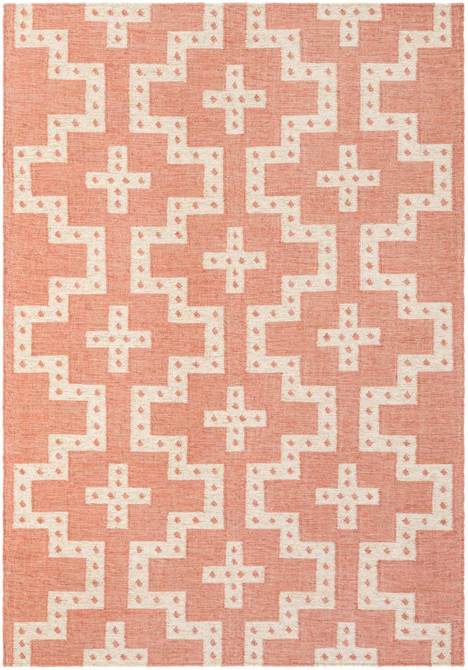 Detail image of 6' 1 x 9' Hand Woven Kilim Wool Rug