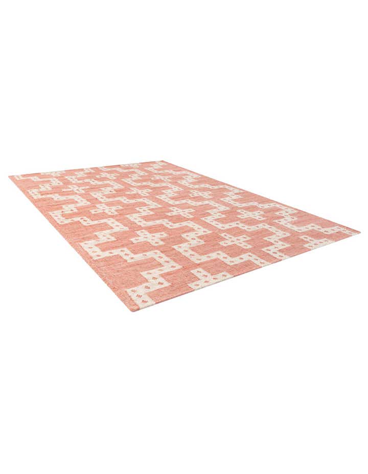6' 1 x 9' Hand Woven Kilim Wool Rug