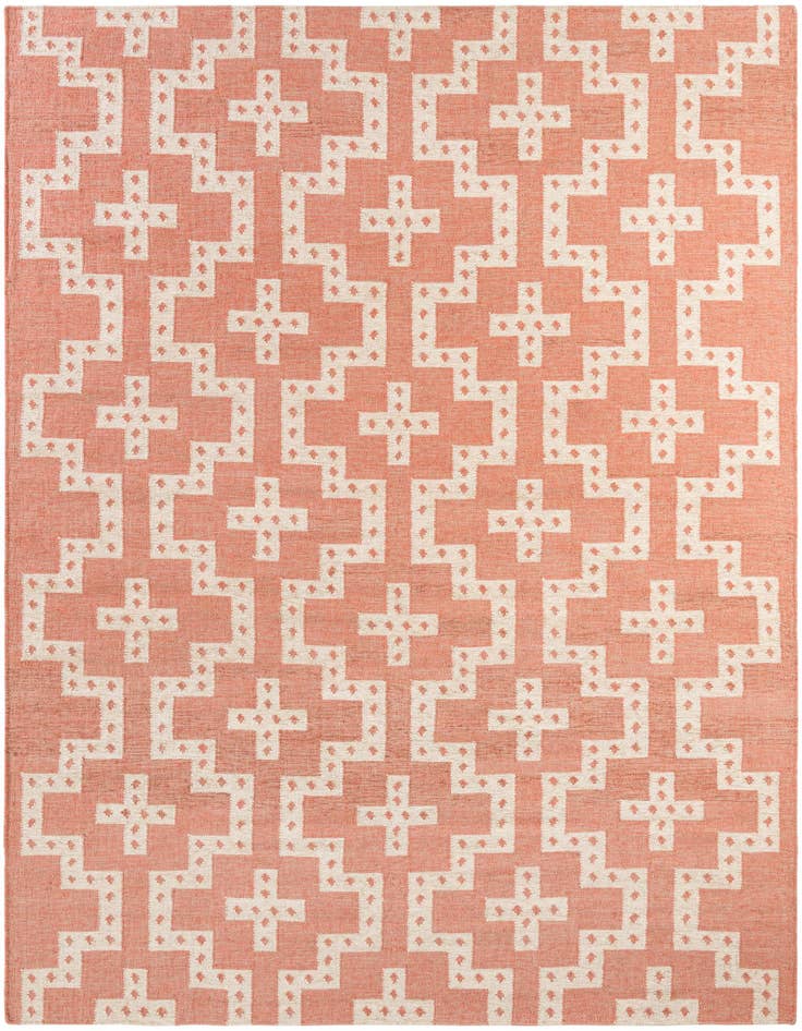 Detail image of 7' 10 x 10' Hand Woven Kilim Wool Rug